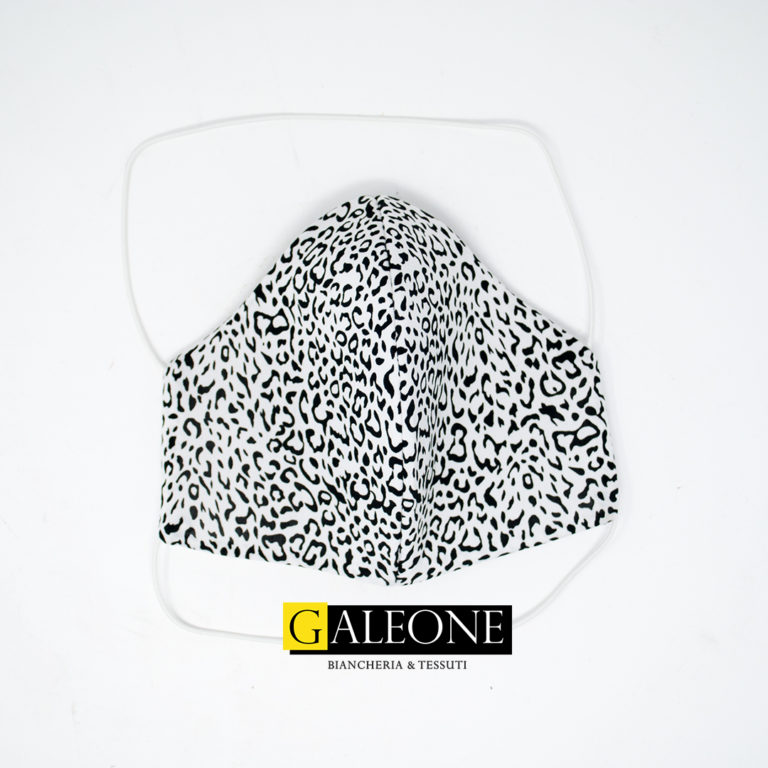 Mascherina in tessuto lavabile Jeans Maculato