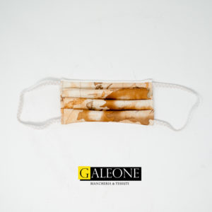Mascherina modello chirurgico Rasatello Fantasia set n.2 pz | Galeone Tessuti