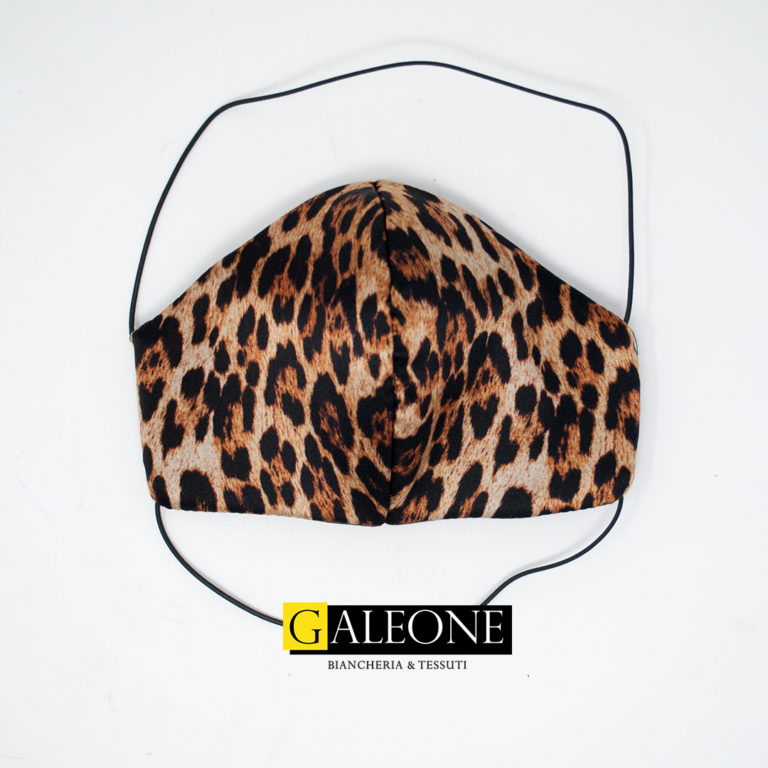 Mascherina lavabile Satin maculato